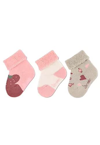 Sterntaler Baby Mädchen Baby Socken Baby-Socke 3er Pack Erdbeere - Socken Baby