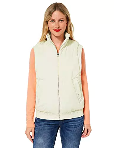 STREET ONE Damen A220128 Wendeweste, cool Cream, 40