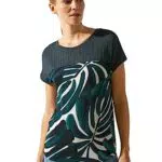 STREET ONE Damen A320134 Spitzenshirt, Lagoon Green