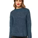Street One Damen Pullover in Mouliné Look