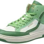 Superdry Herren Basket Lux Trainer Sneaker, White/Green