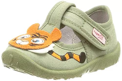 Superfit Baby-Jungen Spotty Hausschuh, HELLGRÜN 7500