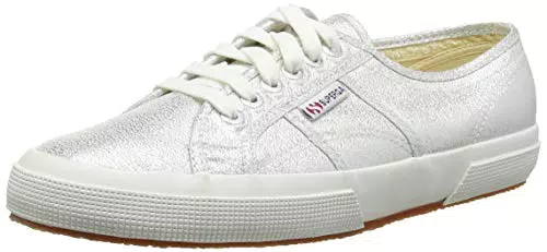 Superga Damen 2750-lamew Gymnastikschuhe, Silber