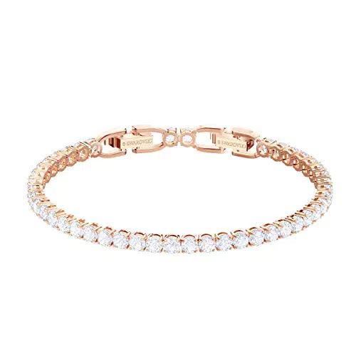 Swarovski Tennis Deluxe Armband, Kristalle im Rundschliff