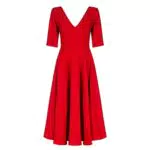 Swing Fashion Women's Sally Rose Damen Midikleid, Elegantes Festliches Kleid