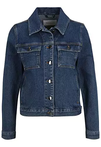Tamaris Damen Denim Jacke ARDESEN Blau 36