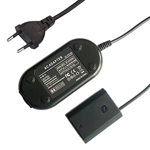 Tamiodfo NP-FZ100 AC Netzteil Adapter P-FZ100 Dummy Akku DC Koppler Kit für Sony Alpha A7III A7IV A7SIII A6600 A9