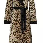 Taubert Leopard Bademantel, Länge 130cm Damen
