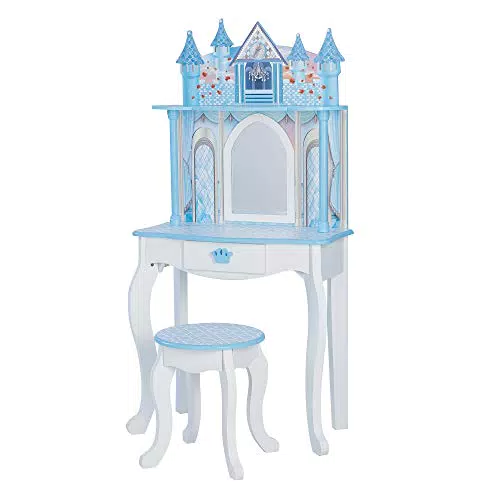 Teamson Kids - Dreamland Castle Toy Vanity Set - Weiß/Pink TD-12951F