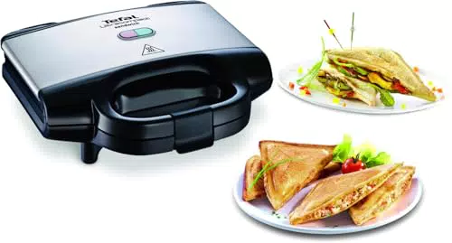 Tefal Ultracompact Sandwichmaker SM1552, für dreieckige Sandwichtoasts