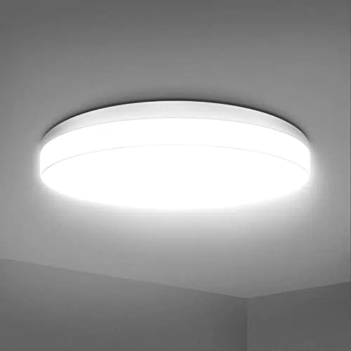 tekstap LED Deckenlampe 15W, 4000K Neutralweiß, IP54 Wasserdicht Badlampe