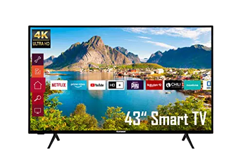 Telefunken XU43K700 43 Zoll Fernseher / Smart TV - 6 Monate HD+ inklusive 