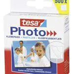 tesa Photo Klebepads - Beidseitig klebend zur Erstellung eines Fotobuches - 500 Stück