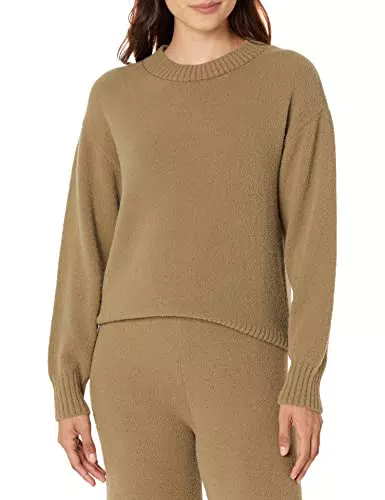 The Drop Basic-Pullover für Damen, Carter Superweich Rundhalsausschnitt