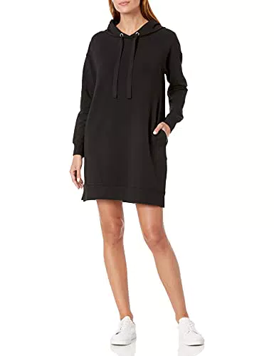The Drop Damen Iona Mini-Sweatshirtkleid mit Kapuze und langen Ärmeln