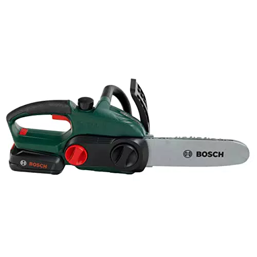 Theo Klein 8399 Bosch Kettensäge, Originalgetreue, kindgerechte Nachbildung