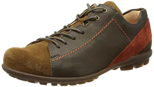 THINK! Herren Kong chromfrei gegerbte nachhaltige WechselfuÃŸbett Schnürhalbschuhe