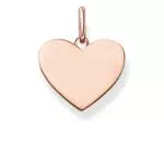 Thomas Sabo Damen Anhänger Love Bridge Herz 925 Sterling Silber LBPE0002-415-12