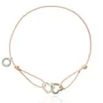 THOMAS SABO Damen Armband Little Secret Herzen 925 Sterlingsilber LS121-173-19-L20V