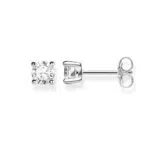 Thomas Sabo Damen Ohrringe Ohrstecker Zirkonia 925 Sterlingsilber H1965-051-14