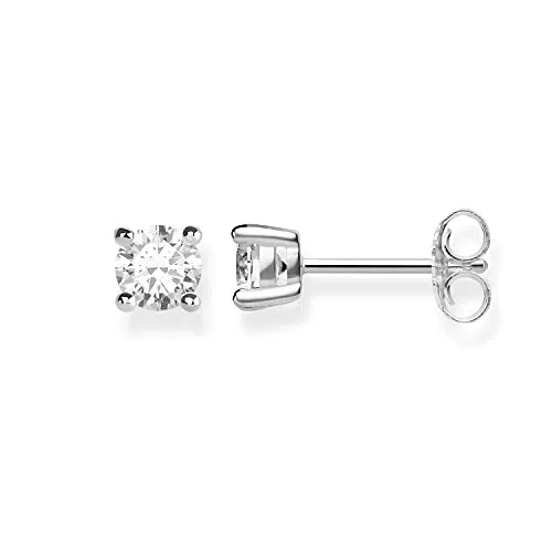 Thomas Sabo Damen Ohrringe Ohrstecker Zirkonia 925 Sterlingsilber H1965-051-14