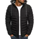 TIMELYE Herren Jacke Daunenjacke Puffer Bomberjacke Atmungsaktiv Herren-Jacke Leicht Herren Winterjacke Leichte Jacket Pilotenjacke Warme Winterjacke Warm Herbstjacke