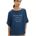 TOM TAILOR Damen 1036769 T-Shirt, 11758 - Midnight Sail