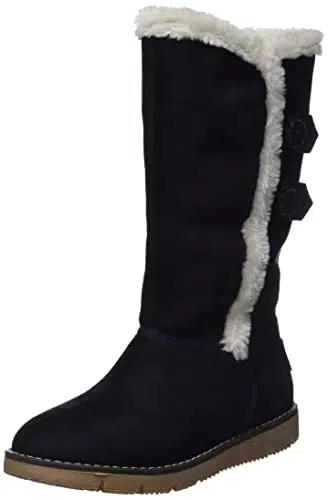 Tom Tailor Damen 4293116 Halblange Stiefel, Navy