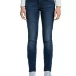 TOM TAILOR Damen Jeans 1008117 Alexa Slim, 10282 - Dark Stone Wash Denim