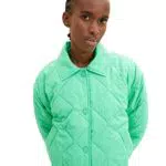 TOM TAILOR Denim Damen 1035313 Bomber Steppjacke, 11052-Strong Green