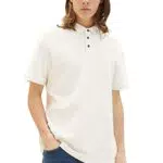 TOM TAILOR Denim Herren Poloshirt 1035283, 12906 - Wool White