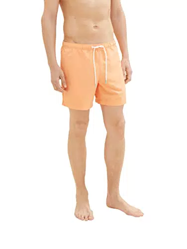TOM TAILOR Herren 1035050 Badeshorts, 22225 - Washed Out Orange