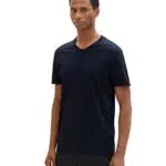TOM TAILOR Herren 1036403 Basic T-Shirt mit V-Ausschnitt