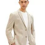 TOM TAILOR Herren 1038545 Sakko, 31658 - Sand Dobby Structure
