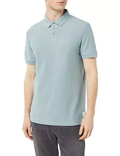 TOM TAILOR Herren Basic Poloshirt 1035564, 28129 - light ice blue