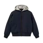 TOM TAILOR Jungen Bomberjacke mit Kapuze 1030604, Blau