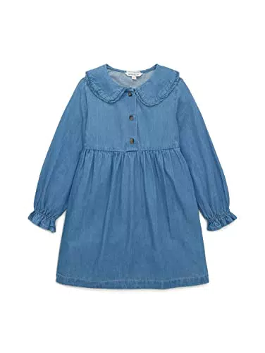 TOM TAILOR Mädchen Kinder Jeanskleid mit Kragen 1035210