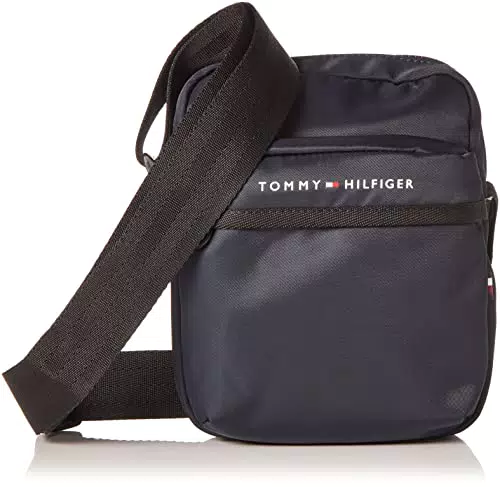 Tommy Hilfiger Herren Umhängetasche TH Skyline Mini Reporter Klein