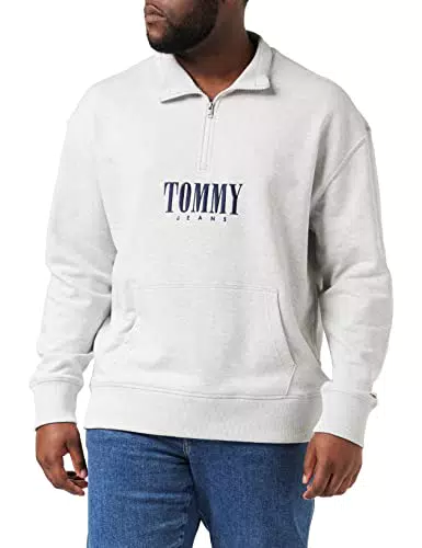 Tommy Jeans Herren TJM Rlxd Authentic Half Zip 1/2-Reißverschluss