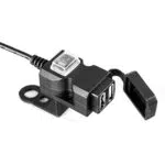 Tongdejing Dual-USB-Ladegerät für Motorräder, wasserdicht