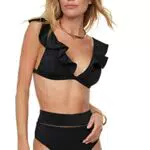 Trendyol Damen Axusar Striped Detailed Six Bikini Bottoms