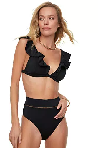 Trendyol Damen Axusar Striped Detailed Six Bikini Bottoms