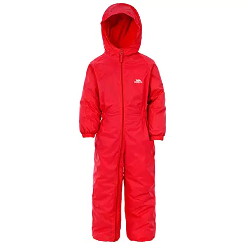 Trespass Unisex Kinder DRIPDROP Wasserdichter Regenanzug Mit Kapuze