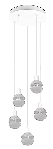 Trio Leuchten Pendelleuchte Mela 313100531, Metall Weiß matt