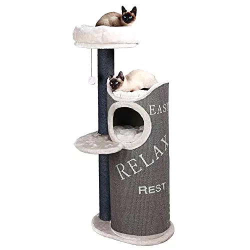 TRIXIE moderner mittelgroßer Katzenbaum "Kratzbaum Juana