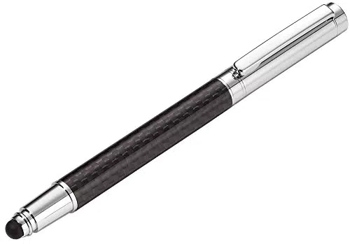 TROIKA Fineliner und Stylus für Touchscreens, schwarze Mine