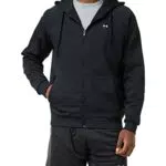 Under Armour Mens Fleece Tops Men's Ua Rival Fleece Full Zip Hoodie