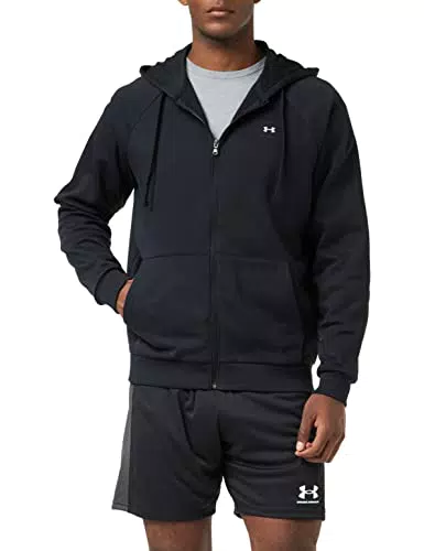 Under Armour Mens Fleece Tops Men's Ua Rival Fleece Full Zip Hoodie