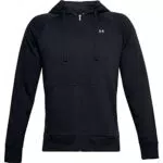 Under Armour RIVAL FLEECE FZ HOODIE, sportliche Kapuzenjacke mit loser Passform