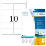 Universal Etiketten ablösbar, 25 Blatt, 96 x 50, 8 mm